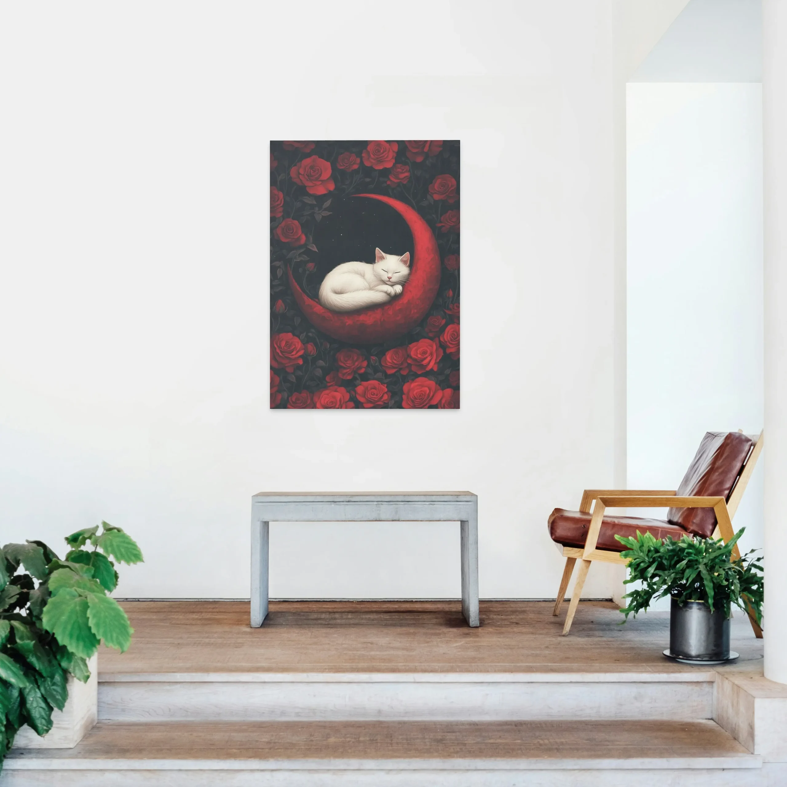 Pack of 6 Cute Cat Aesthetic Wall Posters by iNDLooms - Image 3